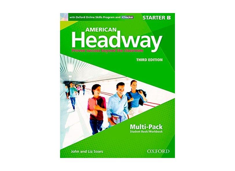 American Headway: Multi-pack - Starter B - With Ichecker - Liz Soars - 9780194725491