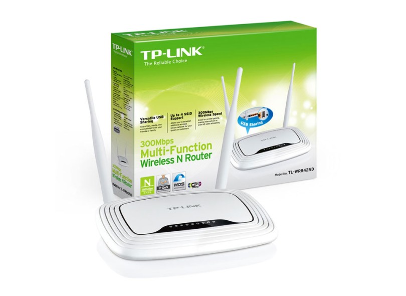 Roteador Wireless 300 Mbps TL-WR842ND - TP-Link