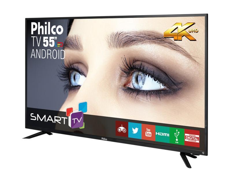 Smart TV TV LED 55 " Philco 4K PH55A17DSGWA 3 HDMI