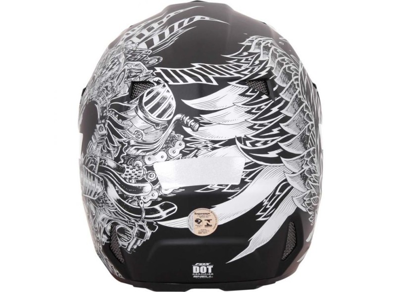 Capacete Fox V2 Valkari Fechado Off-Road