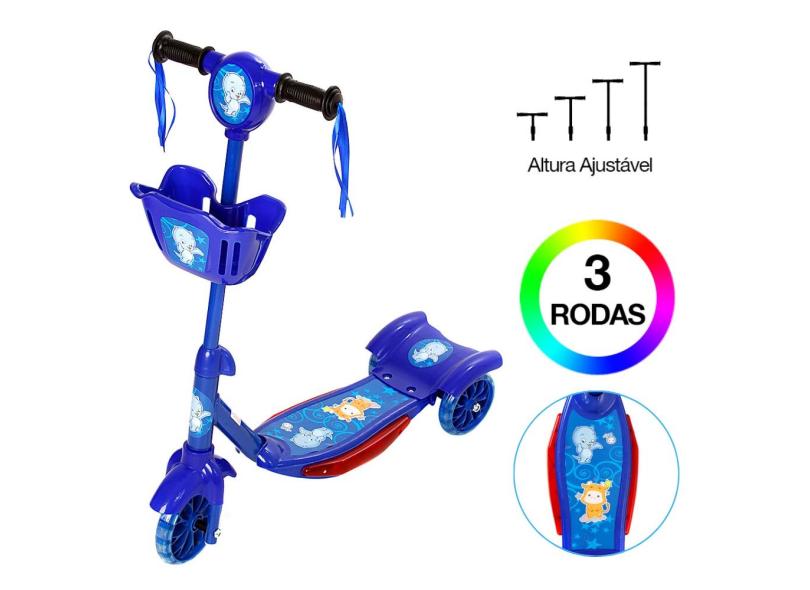 Patinete Para Crianças Scooter 3 Rodas Brinquedo Infantil