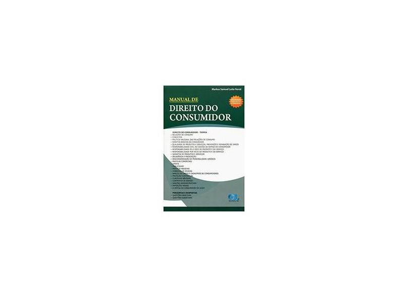 Manual de Direito do Consumidor - Norat, Markus Samuel Leite - 9788577541454