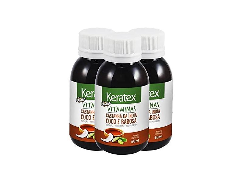 Óleo Capilar Bomba de Vitaminas, 60 Ml, Keratex