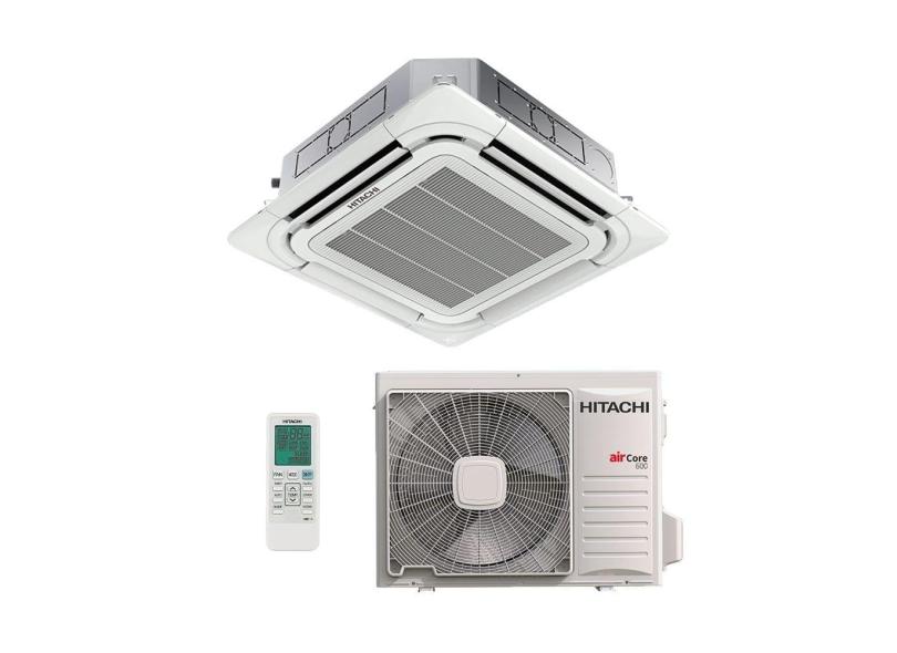 Ar Condicionado Split Cassete Inverter R-32 Hitachi Aircore 600 36000 Btus Quente/frio 220V Monofásico RCI36B3IV