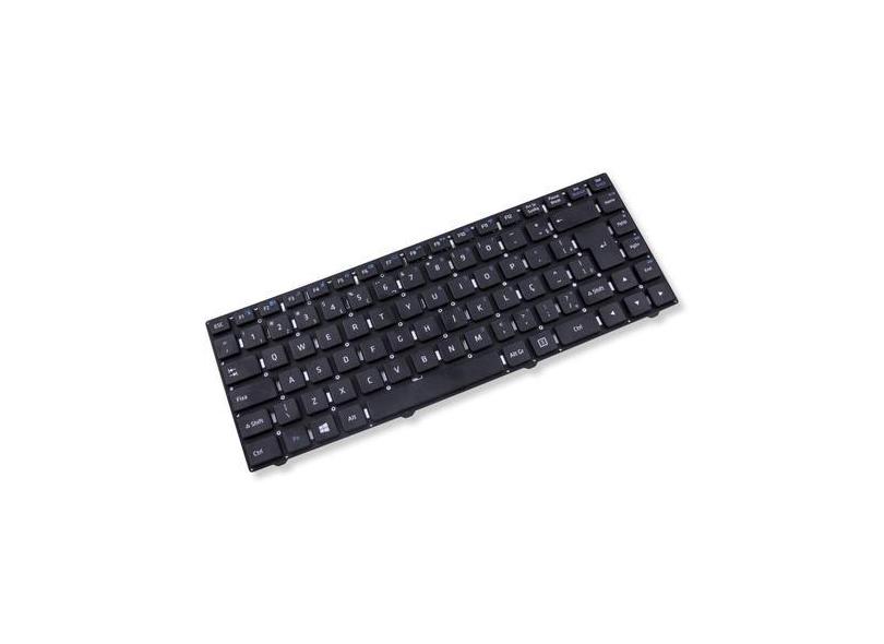 Teclado Notebook bringIT compatível com - Positivo Stilo Xr3500, Preto