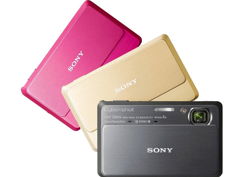 Câmera Digital Sony Cyber-Shot 12,2 MP Full HD Foto 3D DSC-TX9