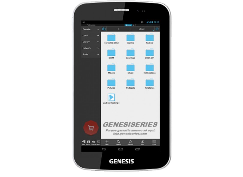 Tablet Genesis 3G Wi-Fi 1.0 GB LCD 7 " GT-7340