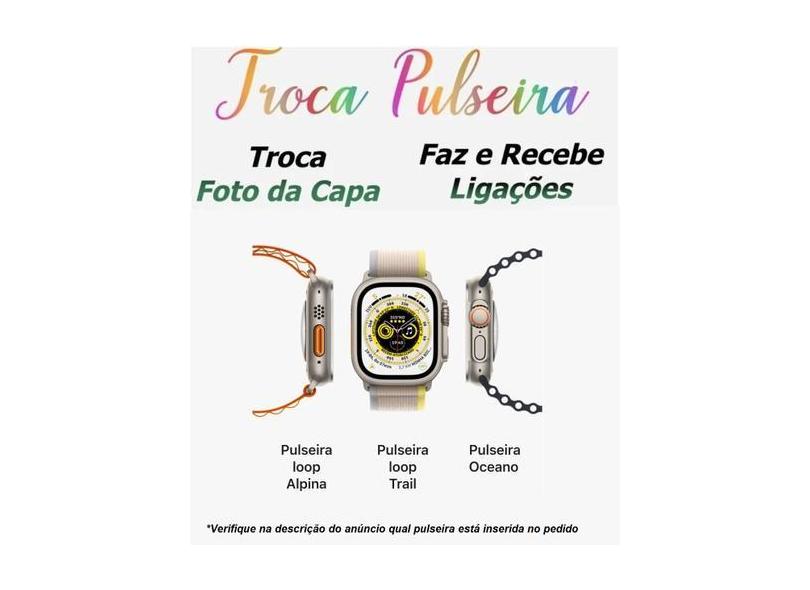Smartwatch Digital Faz Recebe Ligação Para iOS Samsung Feminino Mascul