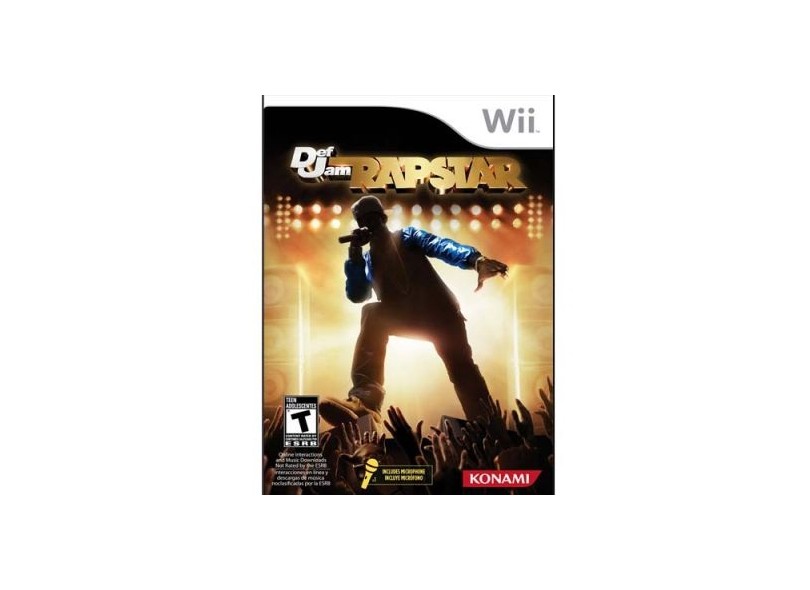 Jogo Def Jam Rapstar Konami Wii