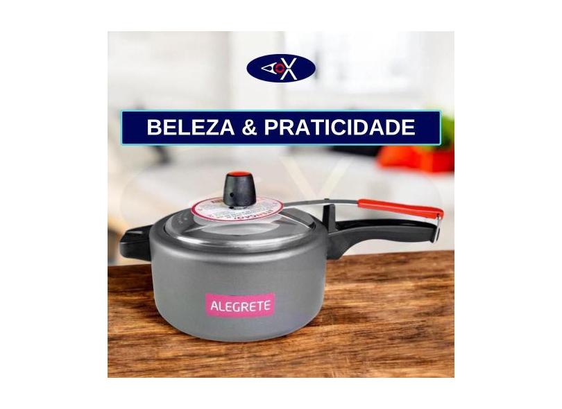 Panela De Pressão 3 Litros Antiaderente Pequenas Porções  - Alegrete, 