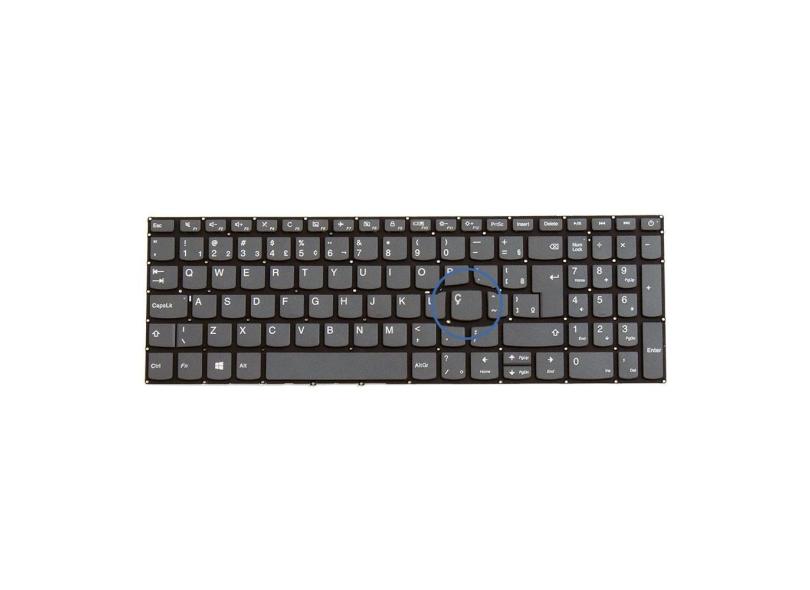 Clavier AZERTY Français Pour Lenovo Ideapad - Référence PK1314F4A18 - Clavier Complet Gris Neuf
