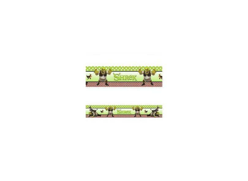 Faixa Decorativa Border Shrek 5 M Por 15 Cm em Promoção é no Buscapé