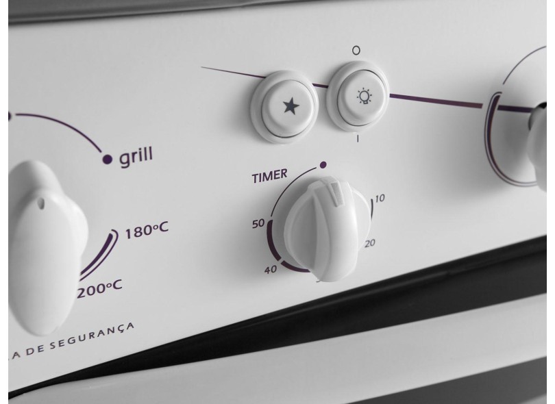 Fogão de Piso Dako Campeões 5 Bocas Acendimento Automático Grill Diplomata Grill