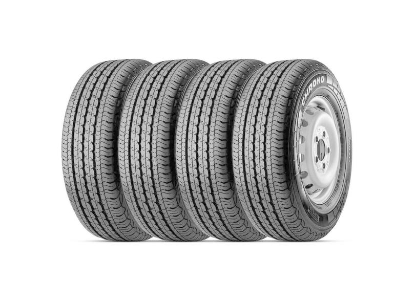 Kit 4 Pneu Pirelli Aro 16 195/75R16C 107R TL MO Chrono