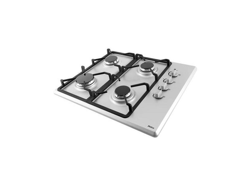 Cooktop a Gás 4BC PCT041 Aço Inox Philco, Bivolt