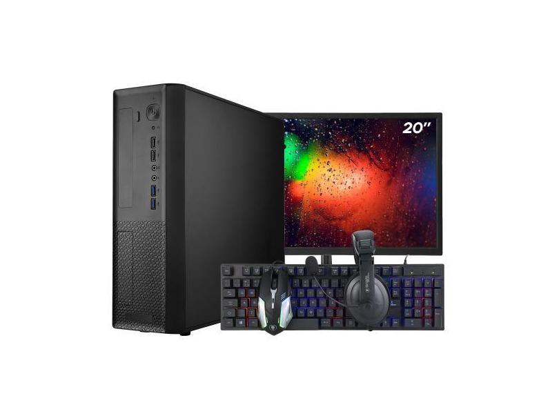 Computador Completo SFF Slim Ark Monitor 20'' Intel Core i7 3770 16GB 