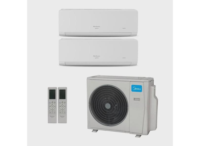 Ar-Condicionado Multi Split Inverter Springer Midea 18.000 (1x Evap hw 9.000 + 1x Evap hw 18.000) Quente/Frio 220V