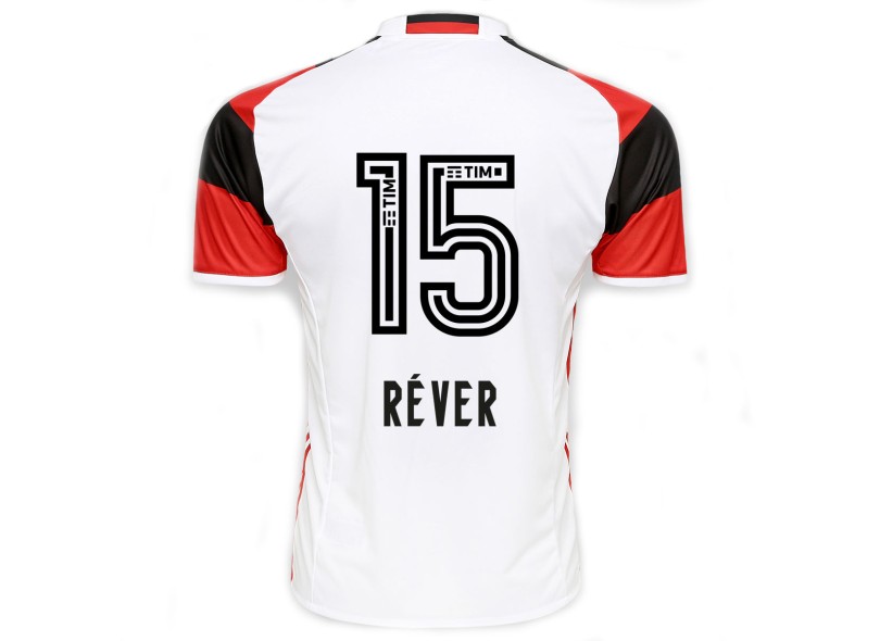 Camisa Torcedor Flamengo II 2016 com Número Adidas