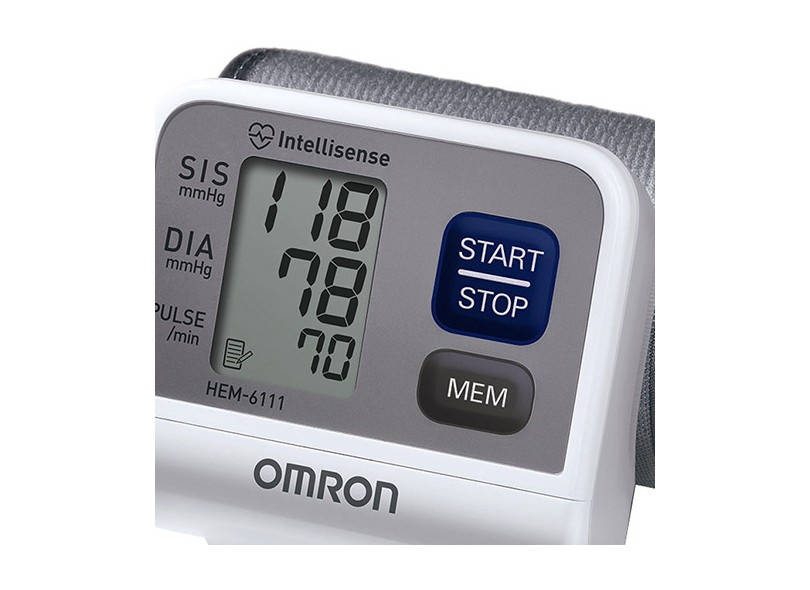 Aparelho Medidor de Pressão De Pulso Digital Automático Omron HEM-6111