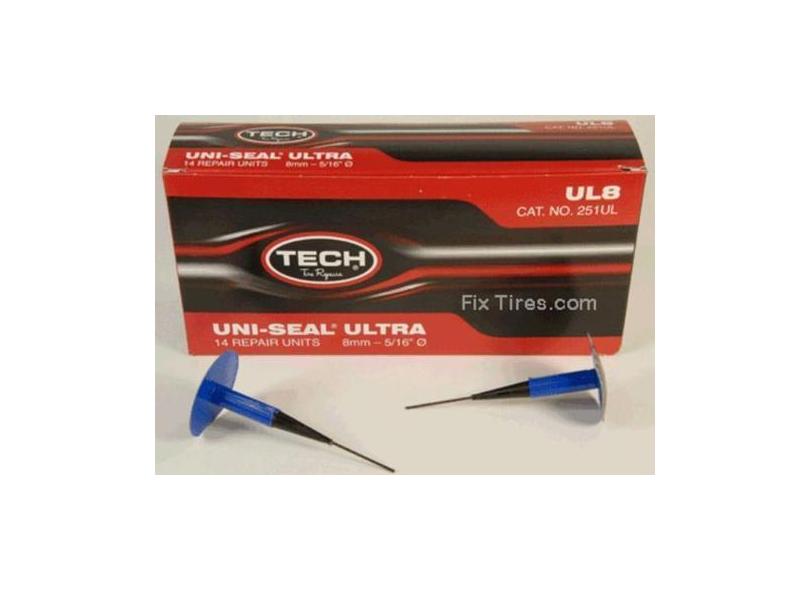 Refil Plug Mc 08 8mm Conserto Pneu S/câmara - Tech - 14 Pcs