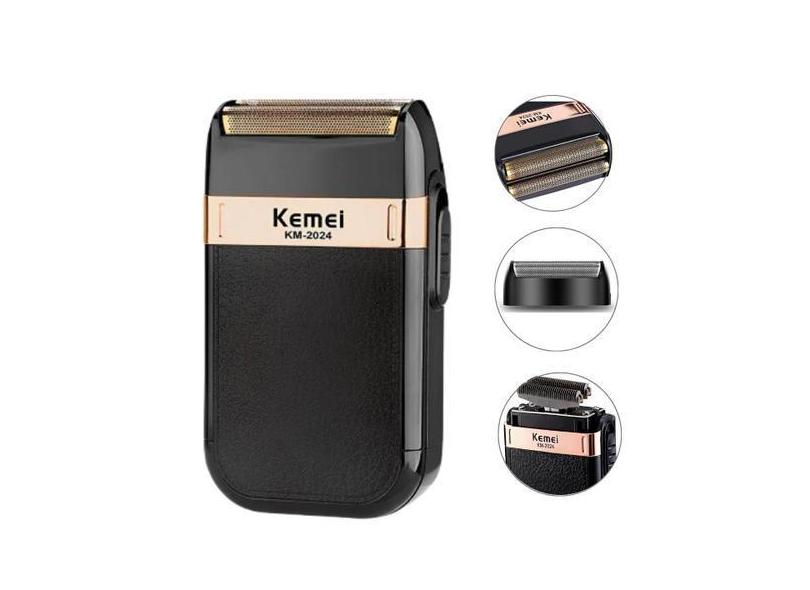 Shaver Elétrico Kemei Km2024 - Sem Fio E Pronto Para Uso - Kemei 2024