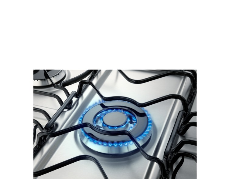 Fogão de Piso Electrolux Celebrate Duplo Forno 5 Bocas Acendimento Automático com Forno Duplo Grill 76DTB