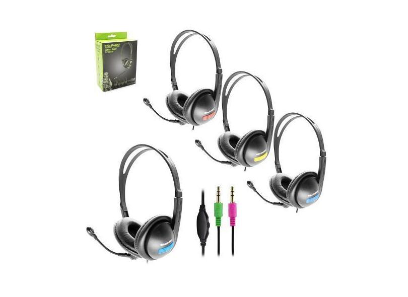 Fone De Ouvido Headset Gamer Para Computador Com Microfone Tecdrive 1,