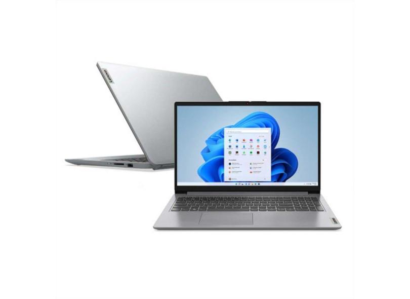 Notebook Lenovo IdeaPad 1 15IAU7 Intel Core i3-1215U 4GB 256SSD 15.6  Windows 11 Cloud Grey