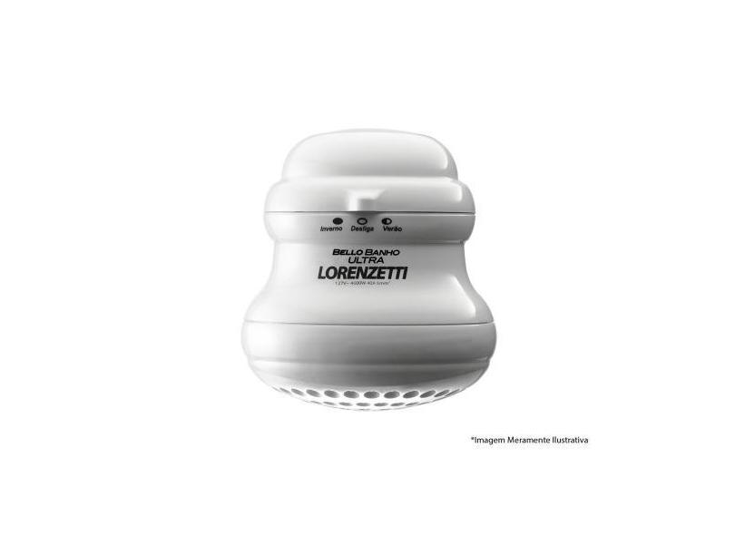 Ducha LeC Bello Banho Ultra Cano Branco 5500W 220V Bl - LORENZETTI