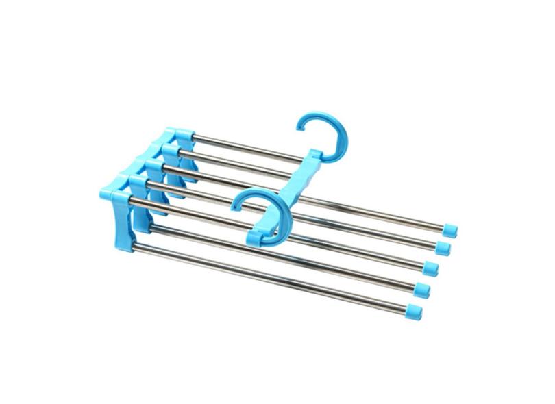 Rack para calças dobráveis mágicas Cabide doméstico para calças Rack de ...