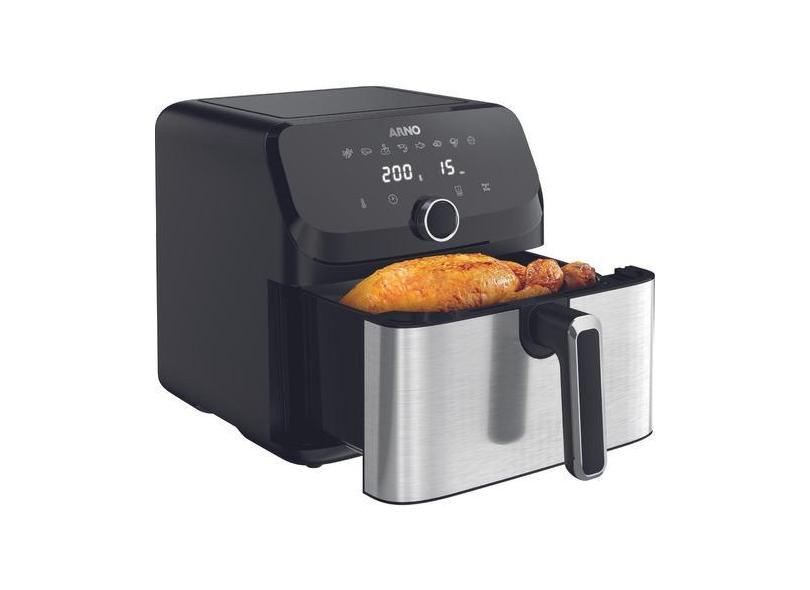 Air Fry Mega Digital Fritadeira Sem Óleo 7,5l Arno 110v Nf-e Actifry Fryer