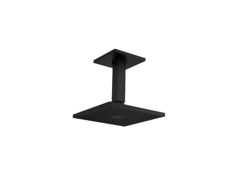 Chuveiro Com Tubo De Teto Quadrado Black Matte - Deca Metais