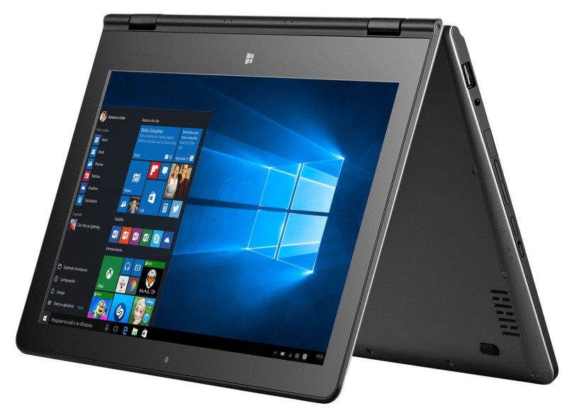 Notebook Conversível Multilaser Intel Atom 2 GB de RAM 32.0 GB 11.6 " Touchscreen Windows 10 Home M11W