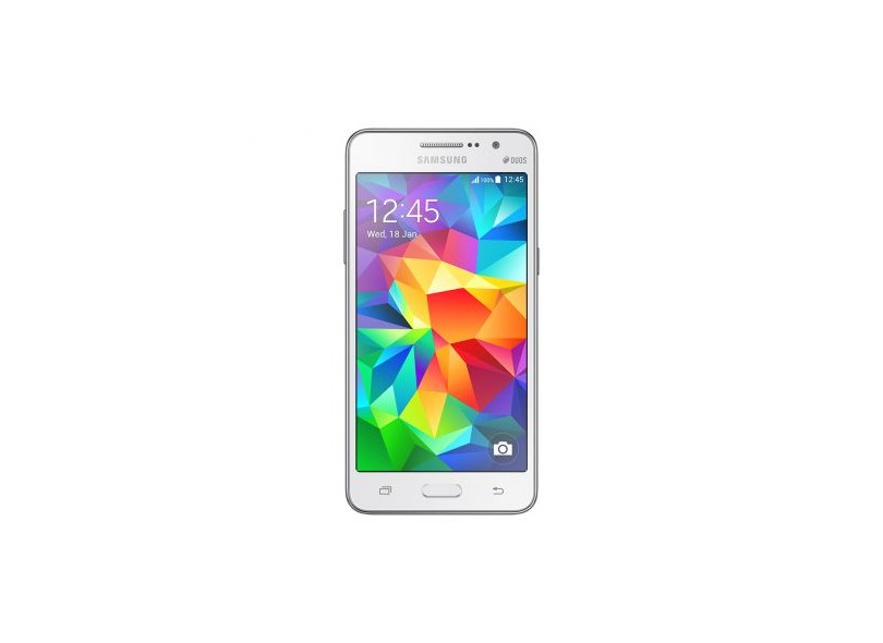 Smartphone Samsung Galaxy Gran Prime Duos G530H 8,0 MP 2 Chips 8GB Android 4.4 (Kit Kat) Wi-Fi 3G