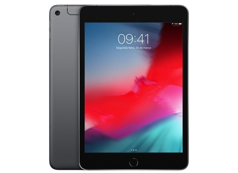 Tablet Apple iPad Mini 5ª Geração Apple A12 Bionic 256GB Retina 7,9" 8 MP