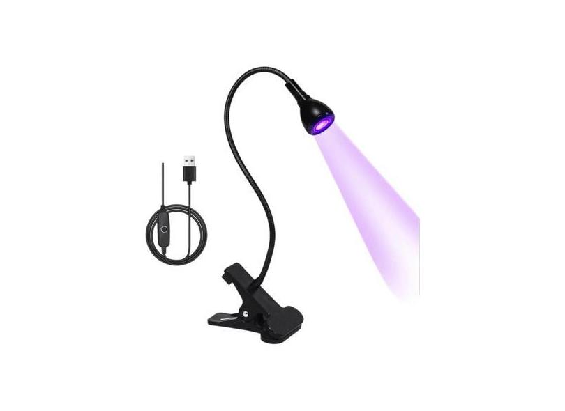 Secador De Unhas UV Com Luz Roxa USB Multifuncional Lâmpada De Manicur