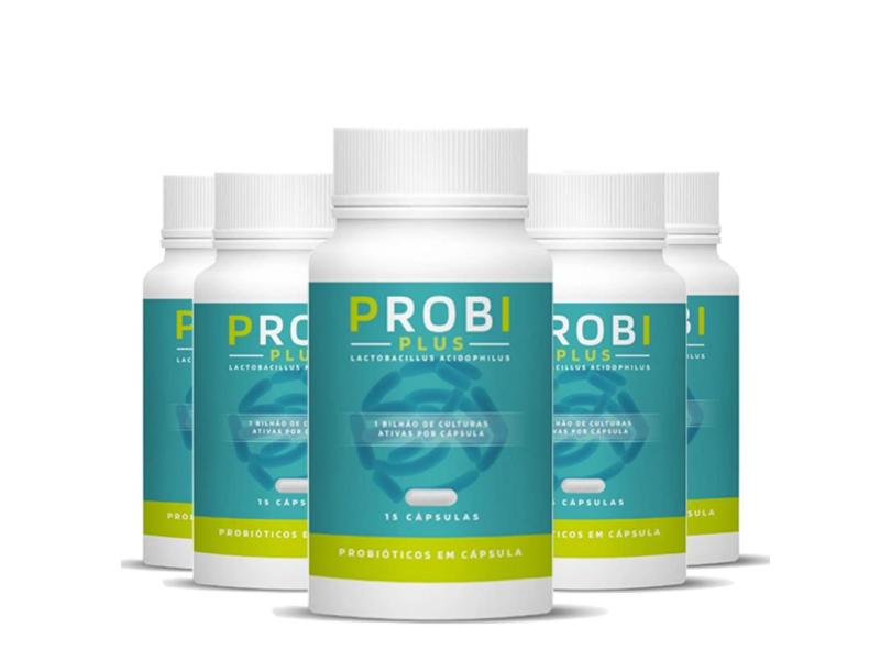 Kit 5 Probiplus Probiótico Divina Pharma 30 Cápsulas com o Melhor Preço ...