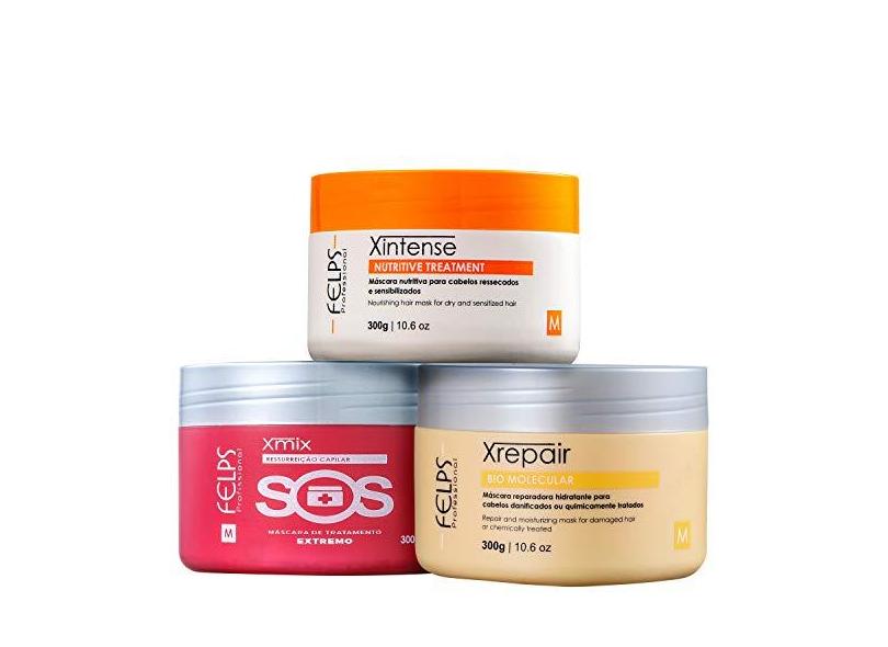 Felps Professional - Kit Cronograma Capilar Reparador (3 Produtos) com ...