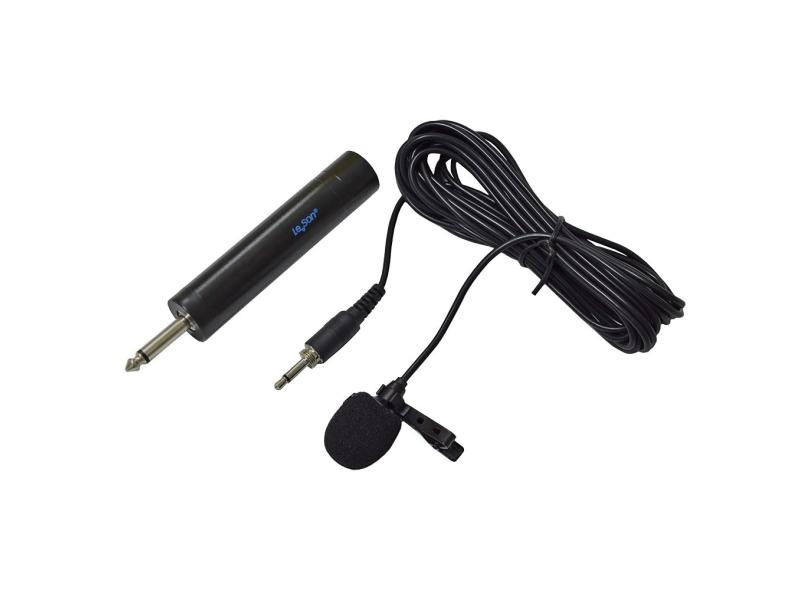 Microfone Lapela ML-100S Leson Eletreto Unidirecional com Cabo