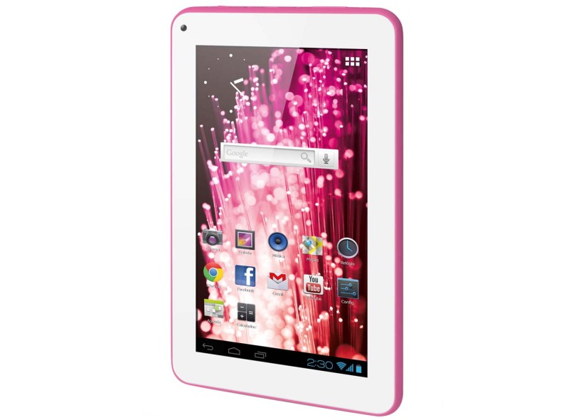 Tablet Multilaser M7s 4 GB LCD 7" Android 4.1 (Jelly Bean) 0,3 MP NB084