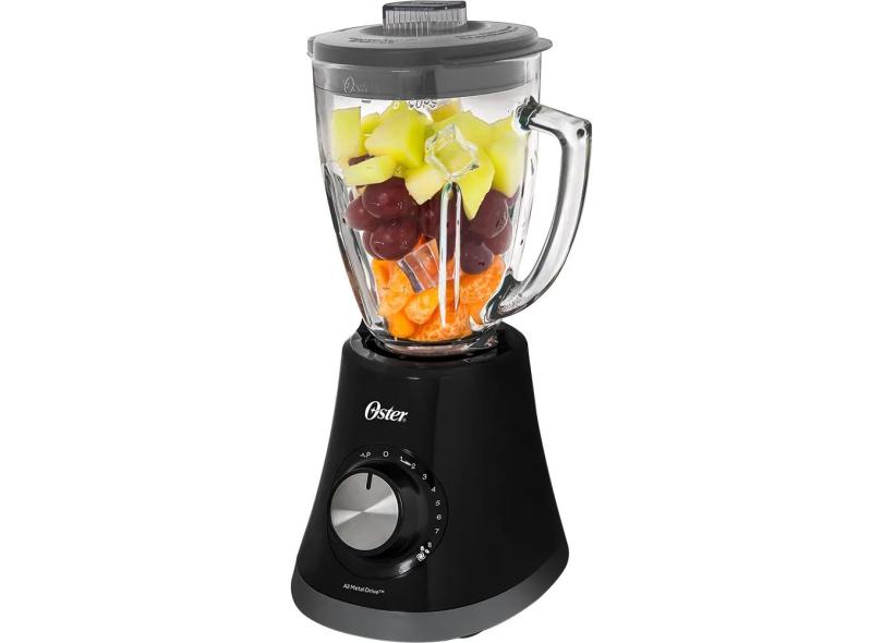 Liquidificador Oster Super Chef BLSTMG-RR8 1,25 Litros 8 Velocidades 750 W
