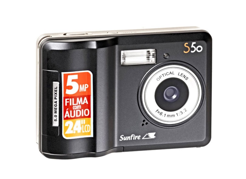 Câmera Digital Sunfire S50 5.0 Megapixels