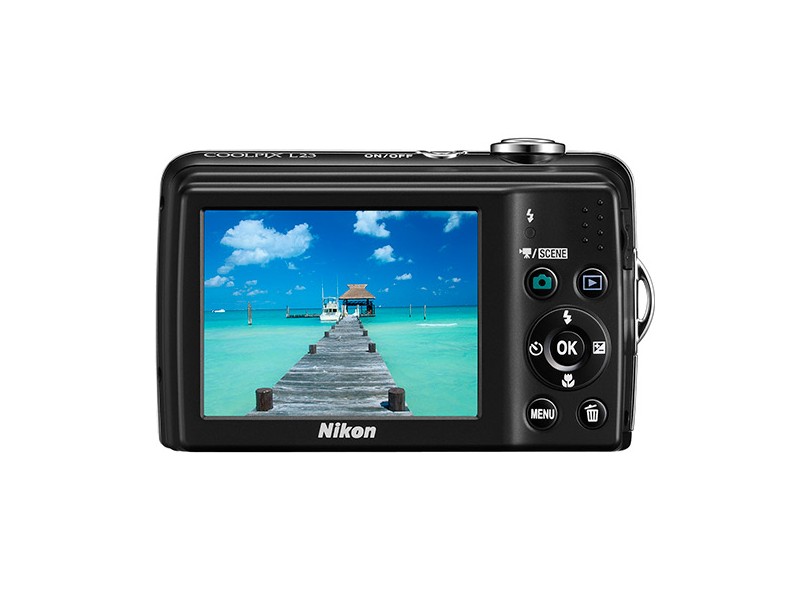 Câmera Digital Nikon Coolpix L23 10.1 Megapixels 22MB