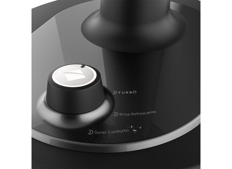 Ventilador de Mesa/Parede Cadence Turbo Conforto Black VTR470 42 cm 6 Pás 3 Velocidades