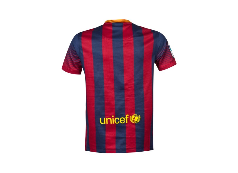 Camisa Jogo Barcelona I 2013/14 Infantil s/nº Nike