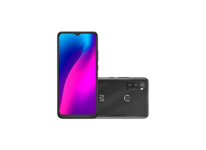 Smartphone Multilaser G Max2 4G 128GB 6.5 pol. Dual Chip 4GB RAM Câmera Tripla 5MP Android 11 Octa Core Preto - P9158OUT [Reembalado] P9158OUT