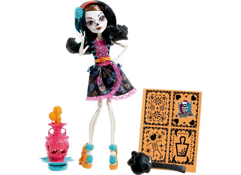 Boneca Monster High Aula de Arte Skelita Mattel