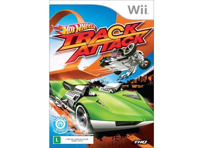 Jogo Hot Wheels: Track Attack THQ Wii