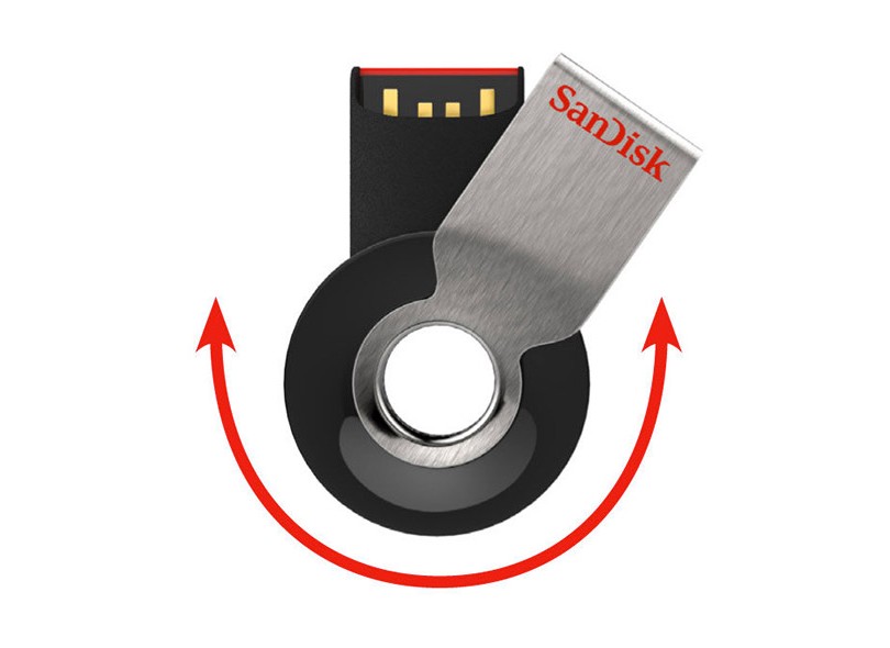 Pen Drive SanDisk Cruzer Orbit 8GB USB 2.0 SDCZ58-008G