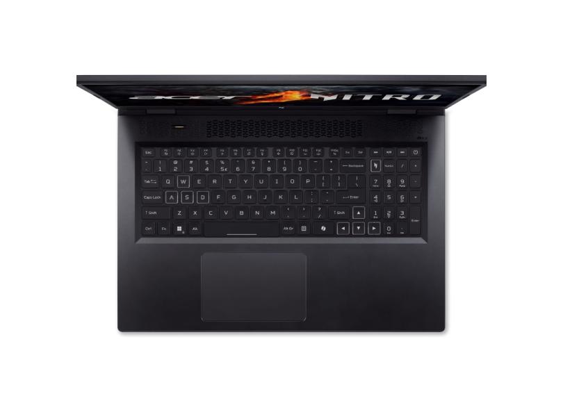 Notebook Acer Nitro 17 Intel Core i7 14650HX RTX 4050 17,3" 32GB SSD 512GB Windows 11 AN17-72-79XG